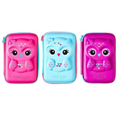 

SMIGGLE HARDTOP OWL PENCIL CASE