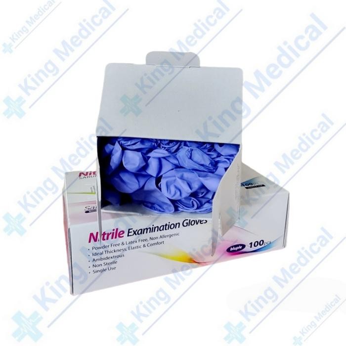 SARUNG TANGAN NITRILE/SAFE GLOVE / NITRILE EXAMINATOON GLOVE