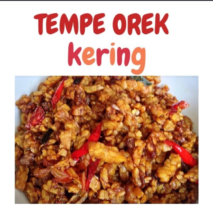 Pilihan- Tempe Orek Kering Pedas Manis Lauk Matang Makanan Siap Saji