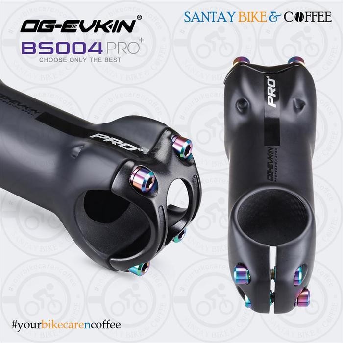 Termurah Og Evkin Bs004 Pro+ Stem Carbon T1000 10 Derajat Carbon Stem Road Bike Mtb