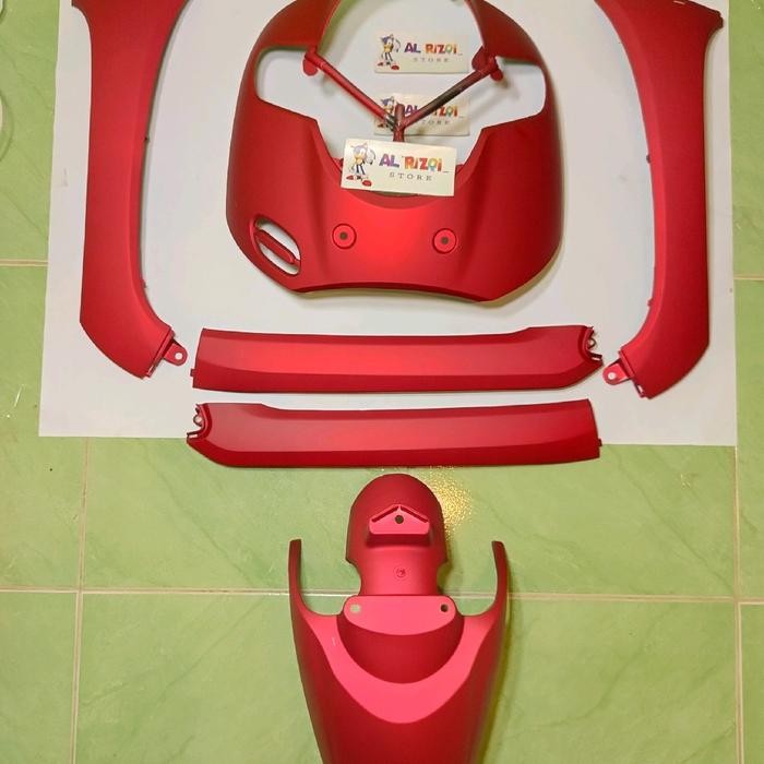 Paket Full Body Depan Scoopy Fi Esp 2017-2019 Merah Dobel Scoopy Donat Ban Ring 12 - Barang Non Ori