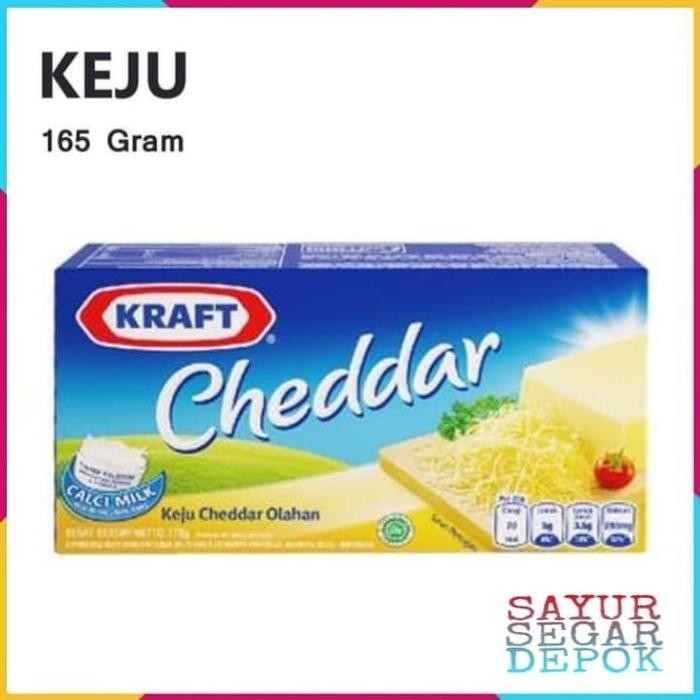 

Pilihan- Keju Kraft Cheddar 165 Gram / Sayur Segar Depok