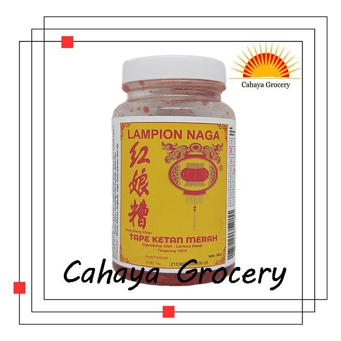 Lampion Naga Ang Cao masak /Tape Ketan Merah 300 Gr