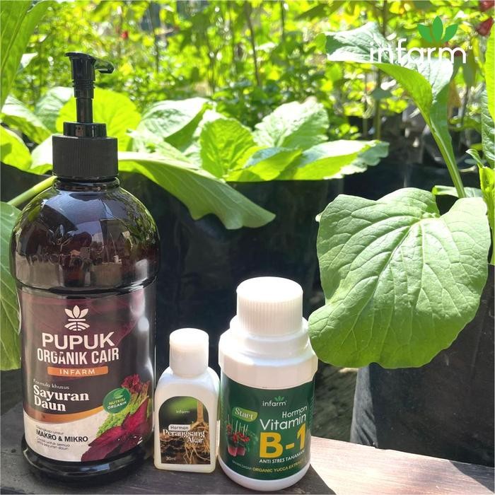 INFARM - Paket Pupuk Organik Cair POC Sayur Perangsang Akar Vitamin B1 untuk Tanaman Pupuk Buah