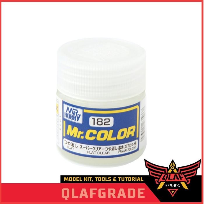 

Mr Color FLAT CLEAR C182 C 182 lacquer cat model kit