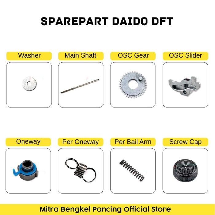 Sparepart Daido Reel Bandel Dft 1000 - 6000 Sparepart Original