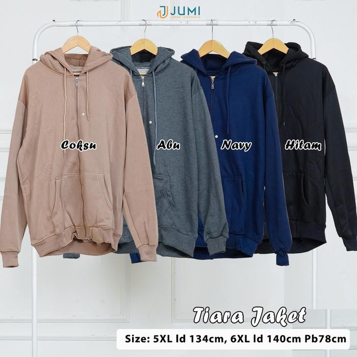 TERLARIS Jaket Jumbo Fleece Tebal LD 130 140 cm Tiara Jaket by JUMI jaket uv READY STOCK