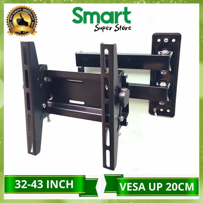 Ready Bracket Braket TV 43 inch, Bracket TV Swivel Universal TV