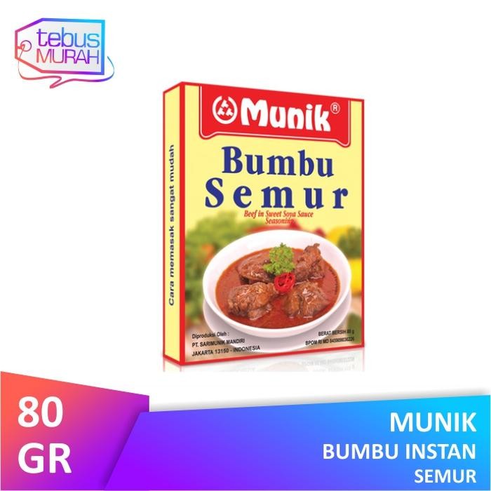 

Stok Baru Munik Bumbu Semur 80gr