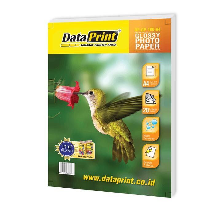 

Beli 4 Gratis 1 DataPrint GLOSSY PHOTO PAPER 180 GR A4