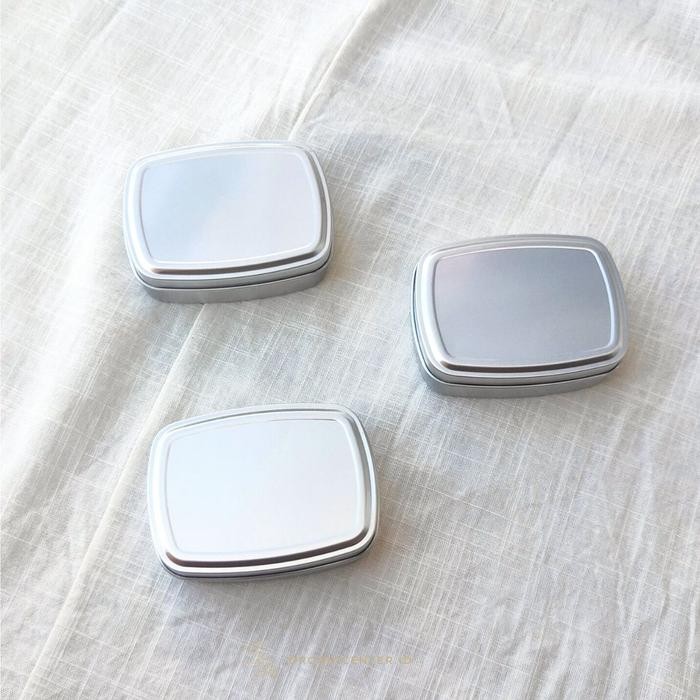 Kaleng Aluminium 100 gram Kotak Batu Tawas Kaleng Pot Pomade Tin Can