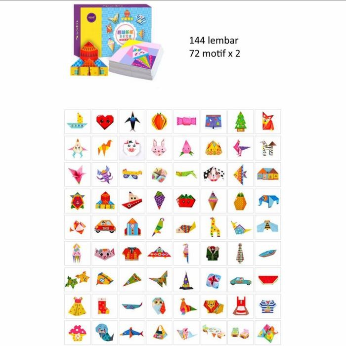 

Mainan edukasi anak, origami anak kertas lipat, kerajinan tangan anak
