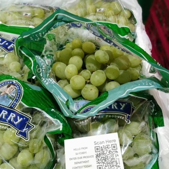 anggur hijau USA , manisss tanpa biji 1kg