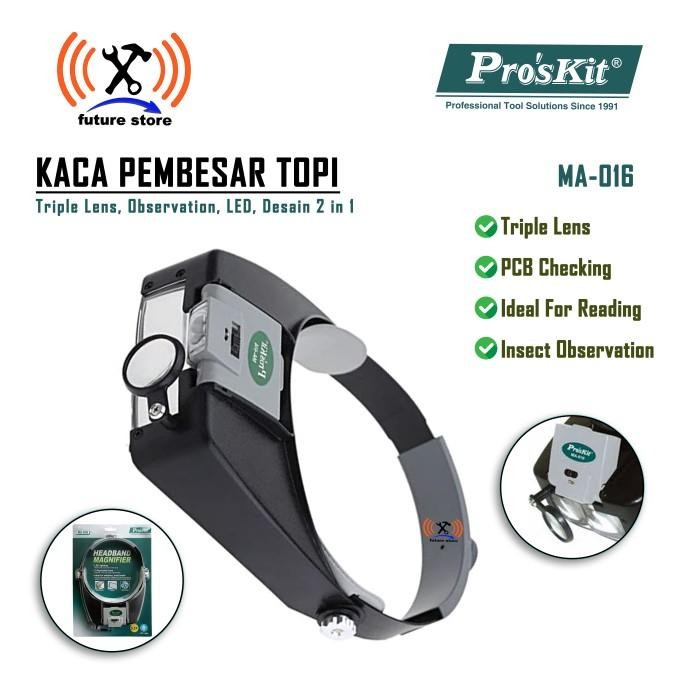 

SALE Pro'Skit Ma-016 Kaca Pembesar Topi Original