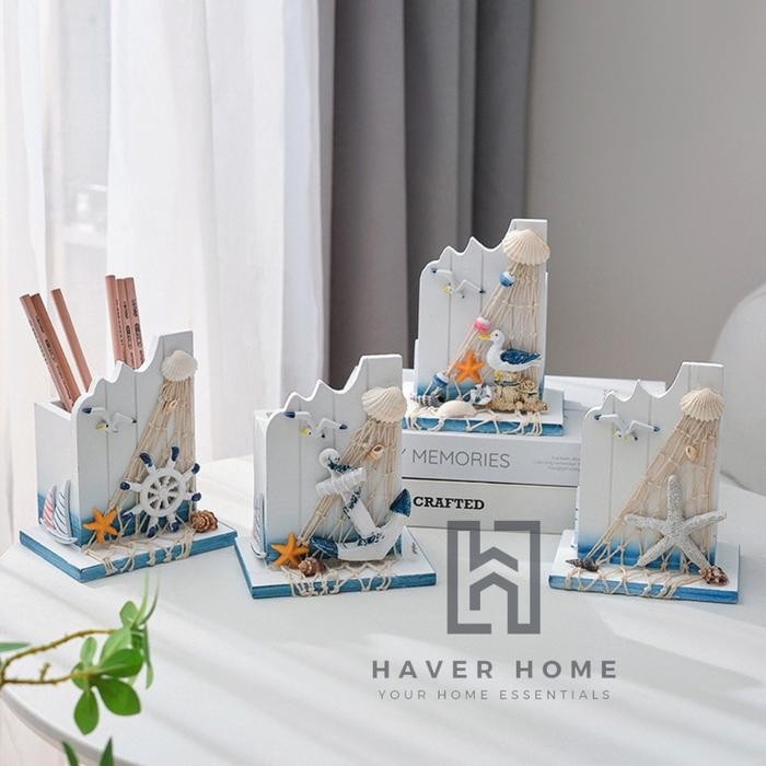 

Marine Pencil Organizer Meja Rak Pensil Stationery Tema Laut Dekorasi