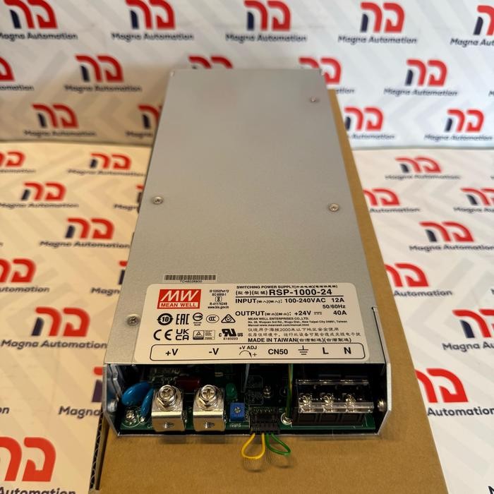 New Mean Well Rsp-1000-24 Meanwell Rsp-1000 Pfc 24Vdc 1000W Psu Terlariss !!