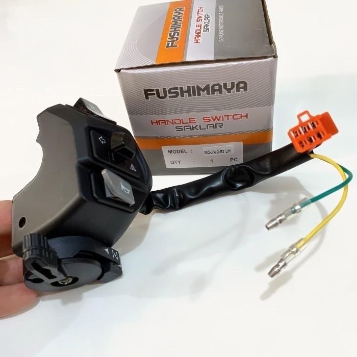 Ready Saklar kiri MIO On/Off lampu Dim 3titik & Sein Hazard Mio J - M3 - Soul GT 115 - Mio Smile -