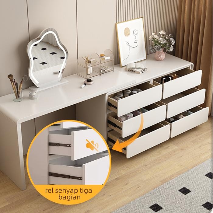 Meja kantor / Meja Komputer Shaped L / Meja Komputer ins / kabinet dengan meja