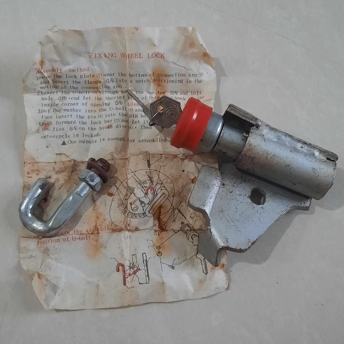 Gembok Fork Vespa PXE PX Series Exclusive