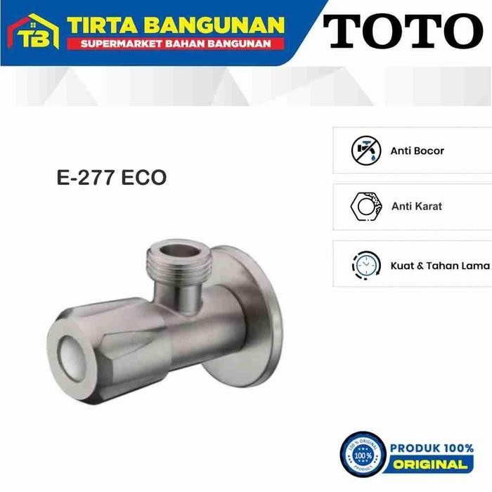 TOTO E-277 ECO STOP KRAN AIR/ STOP VALVE/ STOP KRAN WASTAFEL/ STOP KRAN KLOSET