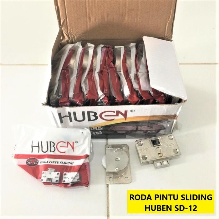 RODA PINTU SLIDING GESER HUBEN SD 12 / CASTER LEMARI SLIDING DOOR