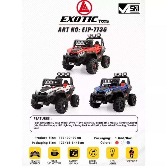 Mobil aki anak exotic EJP-7736 EJP 7736 EJP7736