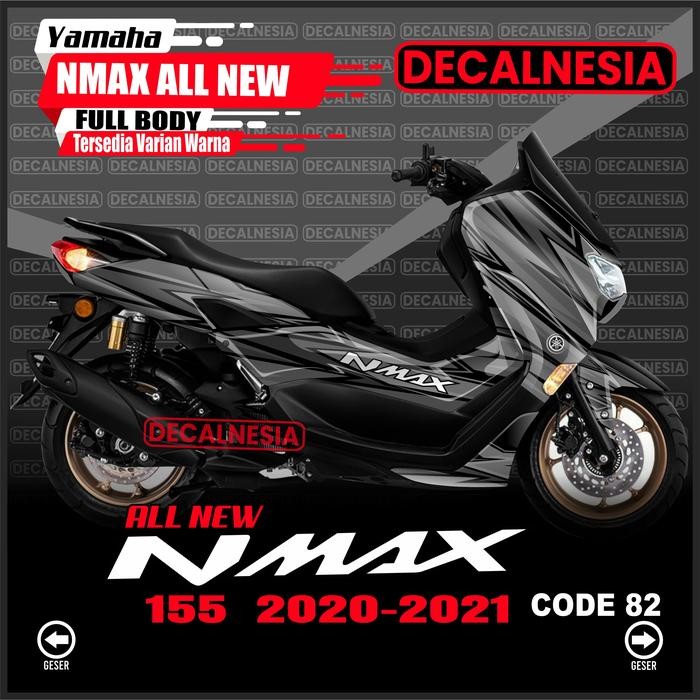 Decal Nmax New 2021 2022 2023 Full Body Stiker Motor Yamaha Connected 155 Abs 2020 Sticker Variasi