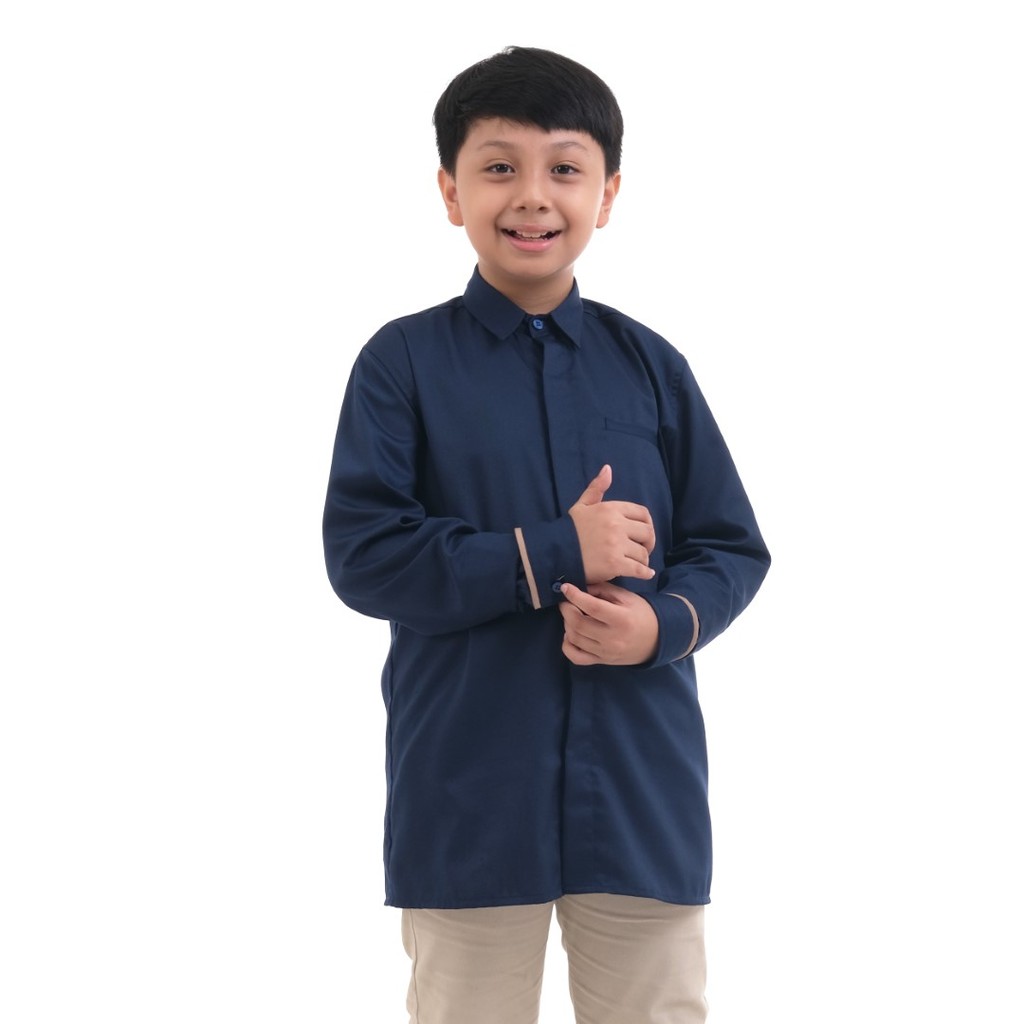 Zoya Dimah Boy Menswear Navy - Koko Baju Muslim