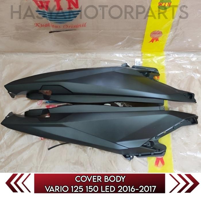 Cover Body Motor Honda Vario 125/150 Led Old K59 Hitam Doff