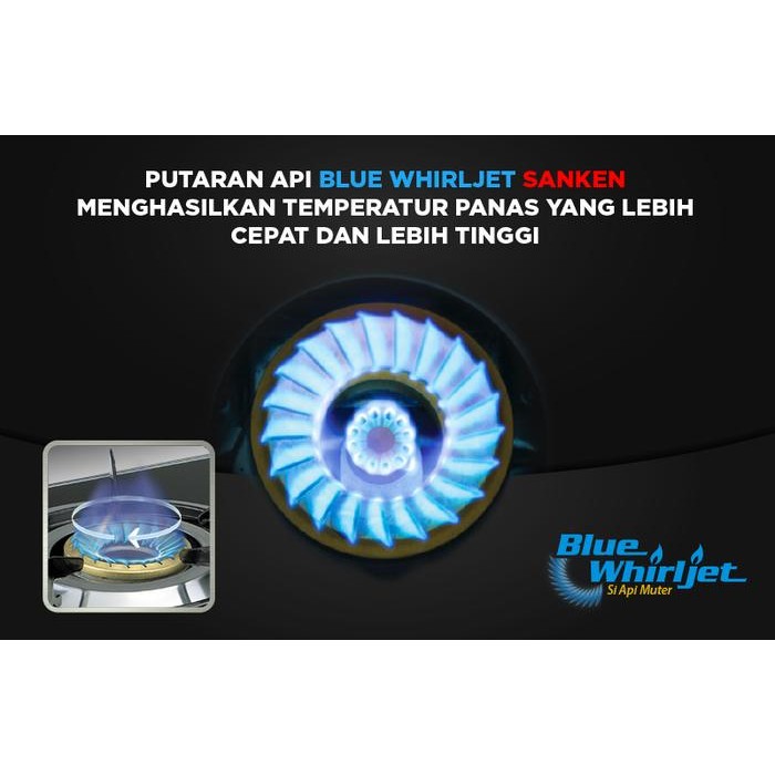 3I0X  Sanken Sg-363Kompor Gas Dua Tungku