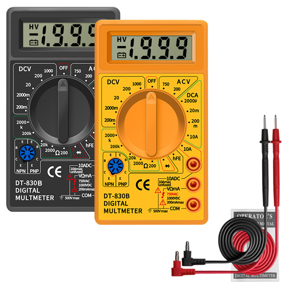 Terbaik Dt830b Digital Multi-Meter Mini Universal Handheld Multi-Meter Electrical Instrument