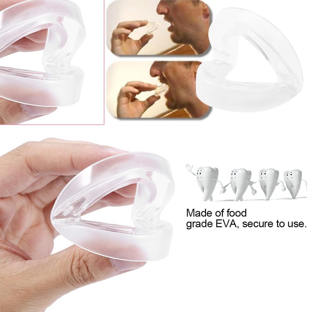 Foldable Stop Snoring Mouthpiece Sleep Apnea Guard Bruxism Apnea Anti Snore Pure Anti Grinding