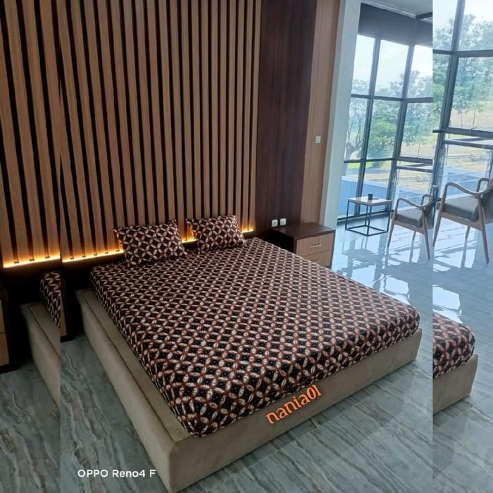 5ihu Sprei Homemade Batik Uk.200X200 T30//Sprei Batik Klasik//Sprei Batik Ukuran Jumbo