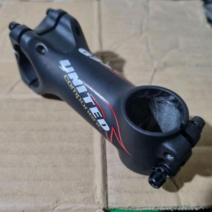 STEM SEPEDA MTB BALAP STEM 25.4 FORK 28.6 ALLOY PUTIH