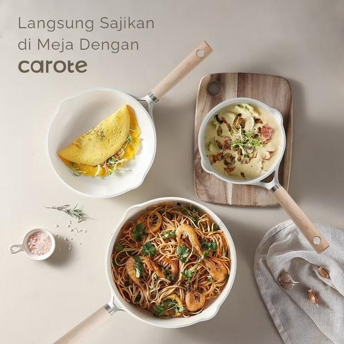 [New Varian] Carote Set Putih Peralatan Masak Dapur Satuan Kitchenware