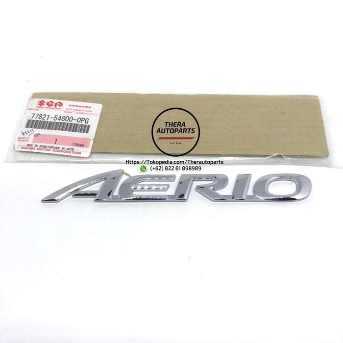 Ready Emblem Logo "Aerio" Suzuki Aerio Original SGP
