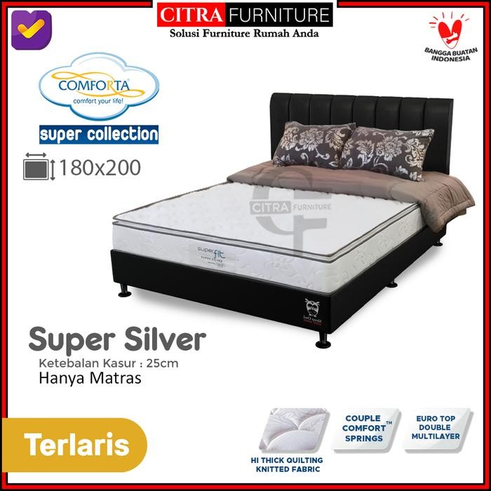 Comforta Spring bed Super Fit Silver 180x200 - Hanya Matras Springbed