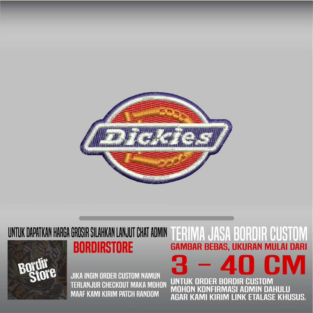 BORDIR STORE PATCH BST-176 DICKIES