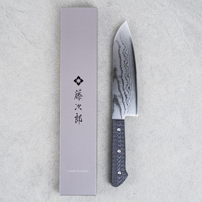 DJJ Pisau Jepang TOJIRO GAI VG10 37 Layers Damascus Santoku 170mm