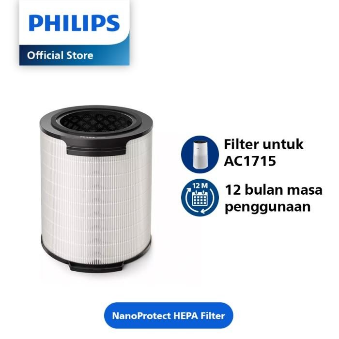 Philips FY1700|30 Filter Udara Nano Protect HEPA & Karbon Aktif untuk Pembersihan Udara