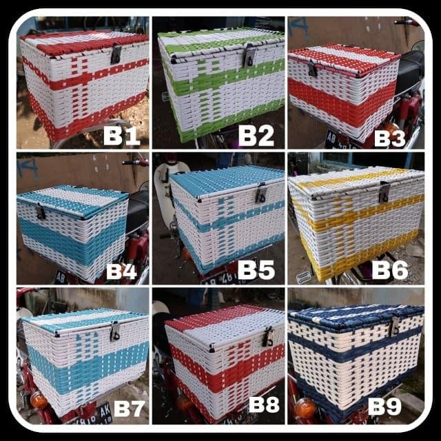 Keranjang Motor Rotan Sintetis Berkualitas