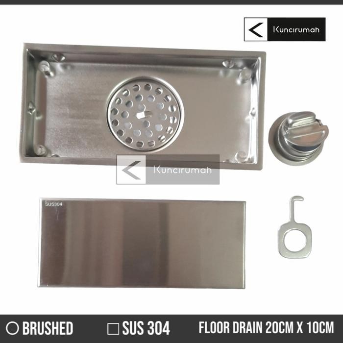 Terpopuler Smart Floor Drain 20 Cm/Floor Drain 20Cm X 10Cm / Saringan Got Sus 304 Terlariss 