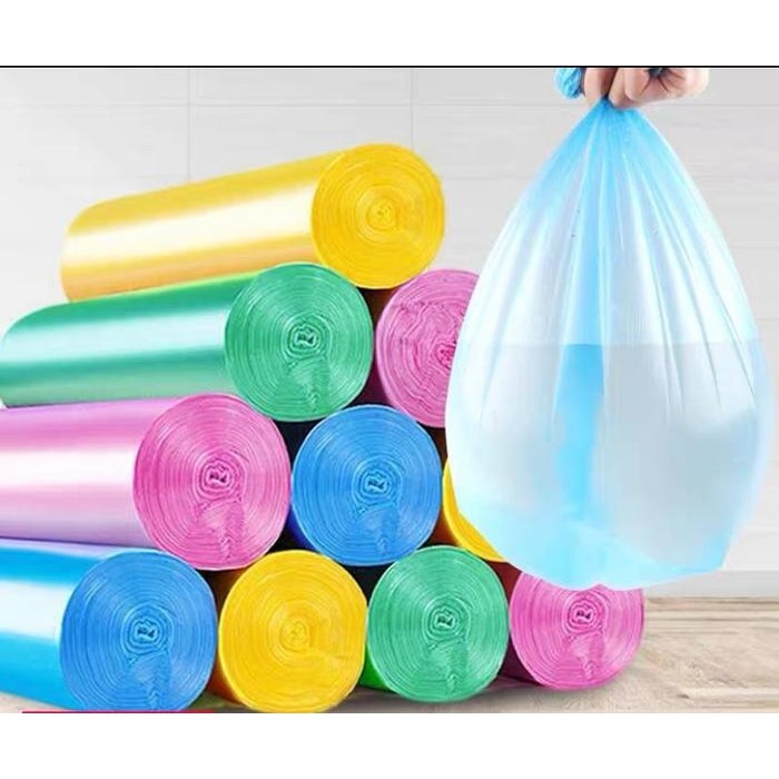 Kantong Plastik Sampah Bening Gulung Roll Plastik Roll Sampah 20Pcs