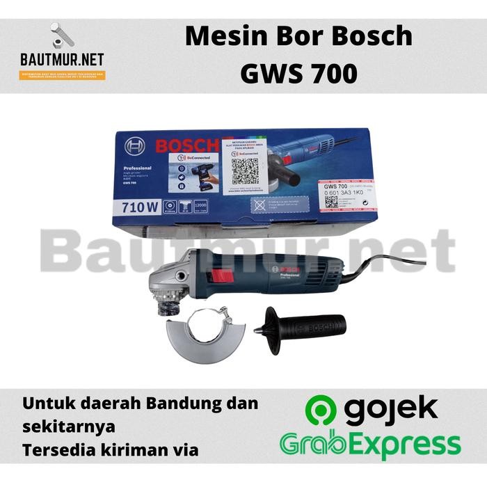 Mesin Gerinda Tangan 4 Inch Bosch Gws 700 - Gerinda Bosch 4" Gws700