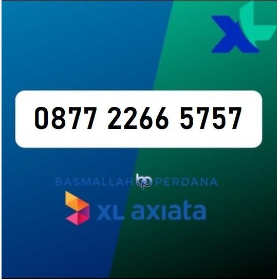 Nomor Cantik XB77 2266 5757 Perdana XL 4G 5G YOP925