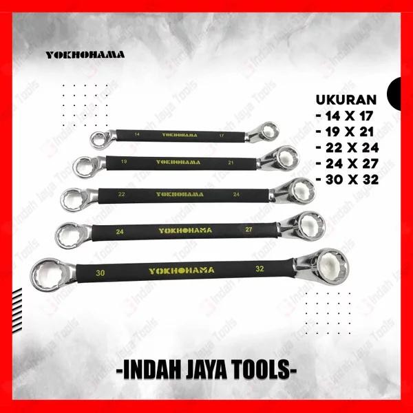 8s5o- Yokohama Kunci Ring X Ring 14 17 21 22 24 27 30 32 Satuan Wrench - 22 X 24 Mm