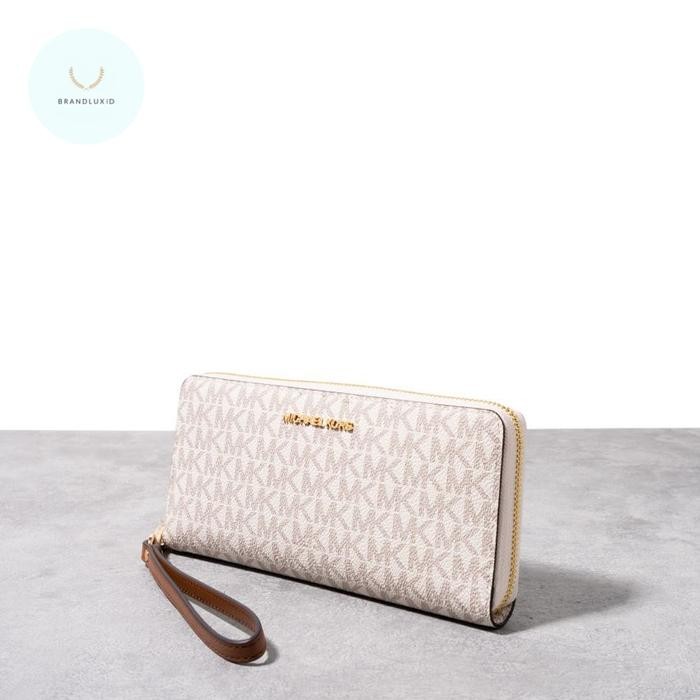 Michael Kors Jet set travel large continental wristlet monogram