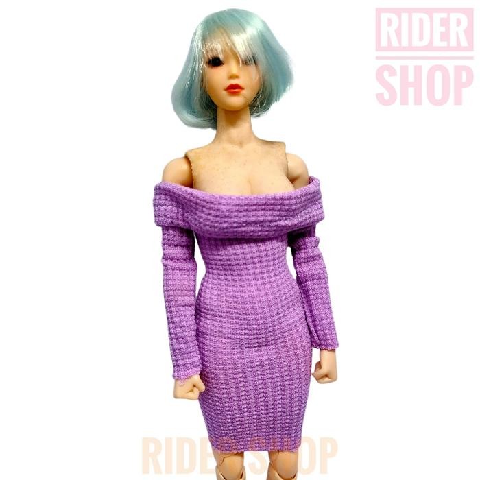h4d2- Skala 1/6 Dress Ungu Female Figure Tbleague Barbie