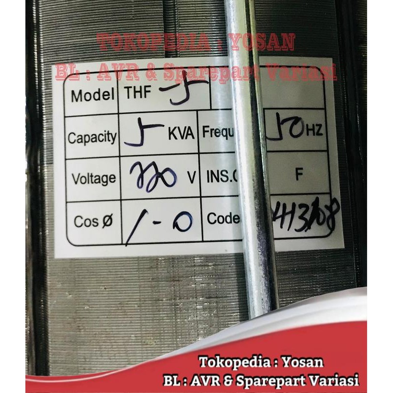 Banyak Dicari Dinamo Alternator Assy 190*140 Mm 5 Kva 220V Genset 192F 192Fa Terlariss 