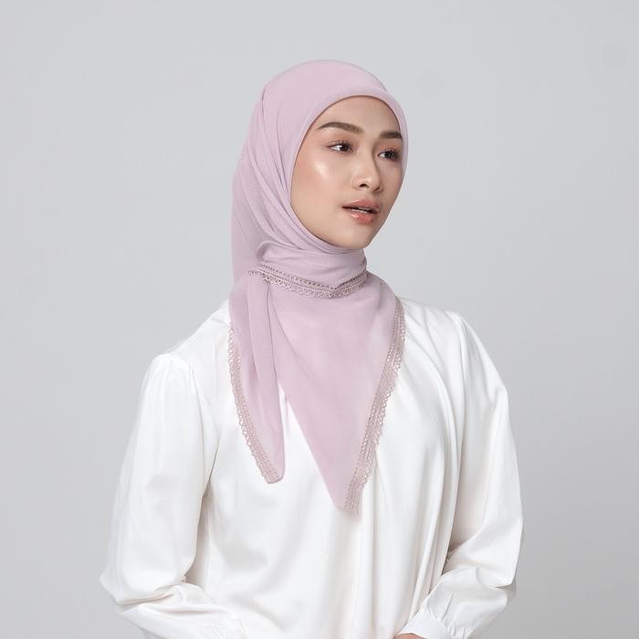 mcgz- Napocut Hijab - Chani Embroidery - Hijab Segiempat Paris Jepang Premium Bordir